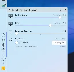 This week in KDE: per-monitor brightness control and “update then shut down”