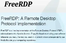 FreeRDP 3.0 Released With WebSocket Transport, Relative Mouse Movement &amp; More